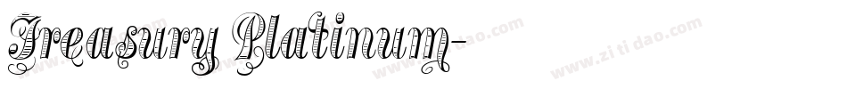 Treasury Platinum字体转换